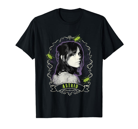 Beetlejuice Beetlejuice Astrid Deetz Face Portrait Vintage T-Shirt