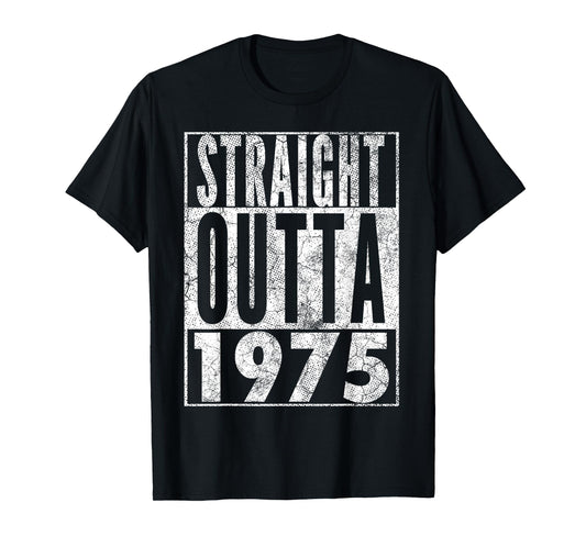 1975 50th Birthday Men Women Retro 50 Years Old - Vintage T-Shirt