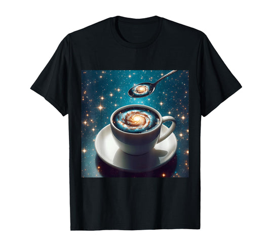 Fantasy Cute Space Cup Spoon T-Shirt