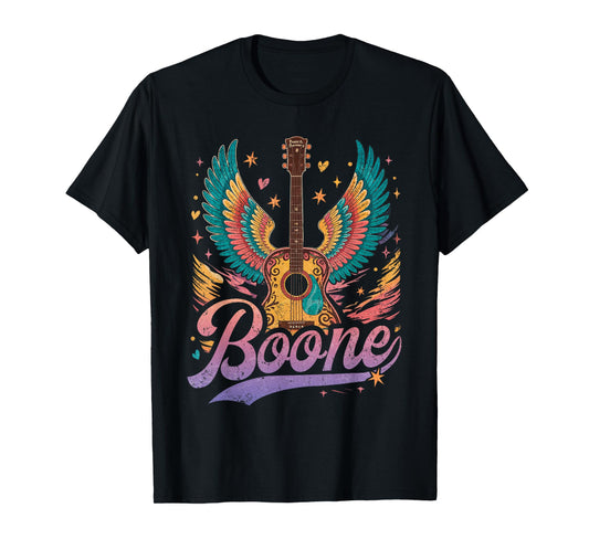 Boone Personalized Name Vintage Retro Girls Woman Man T-Shirt