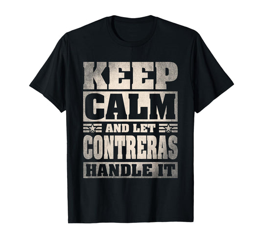 CONTRERAS Name Shirt Personalized CONTRERAS Last Name T-Shirt