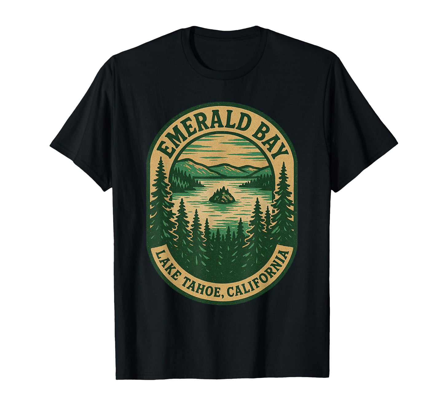 Emerald Bay Lake Tahoe California Souvenir T-Shirt