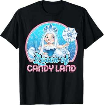Candy Land Queen Of Candy Land Portrait T-Shirt