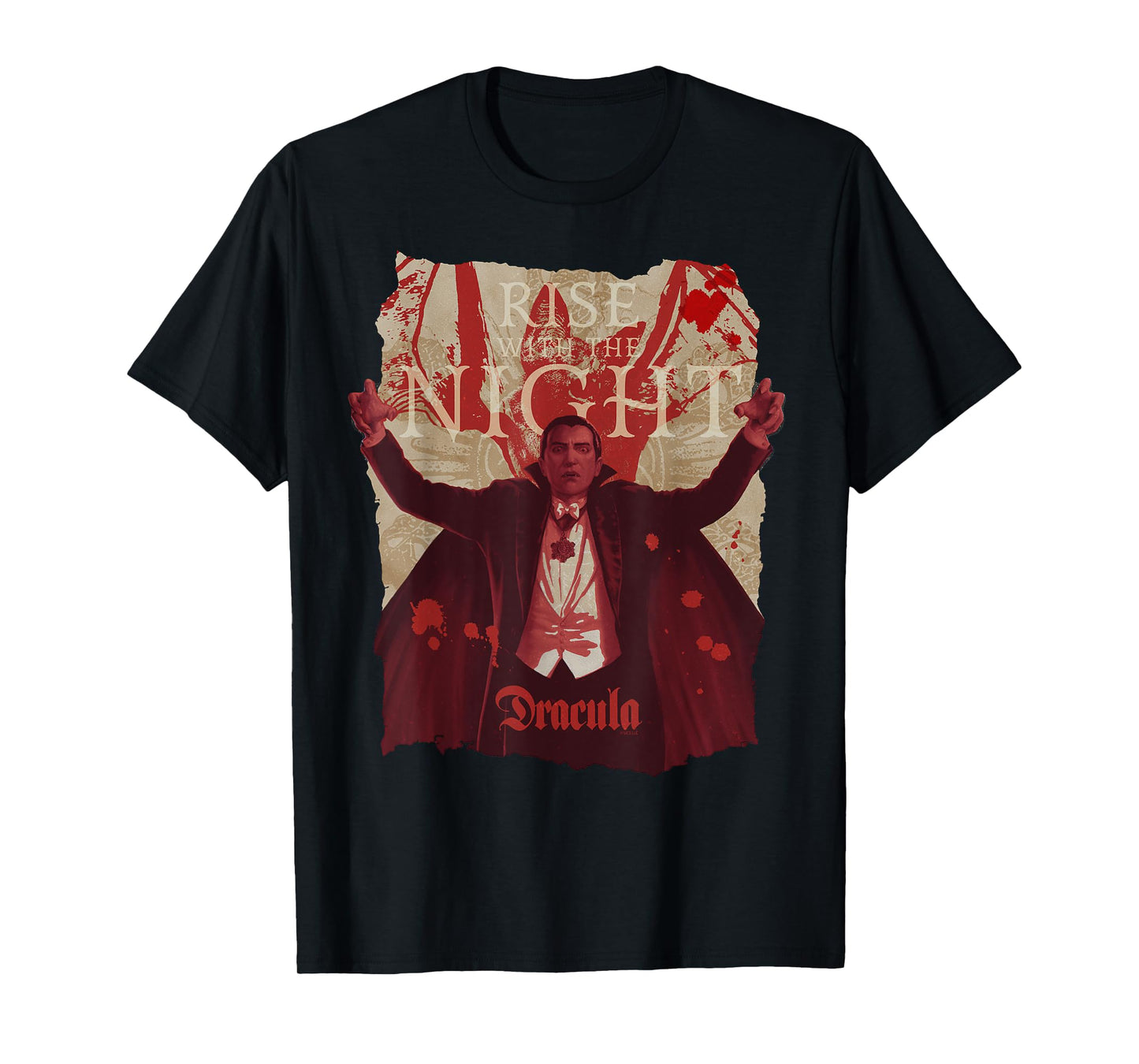 Universal Monsters Dracula Rise With The Night T-Shirt
