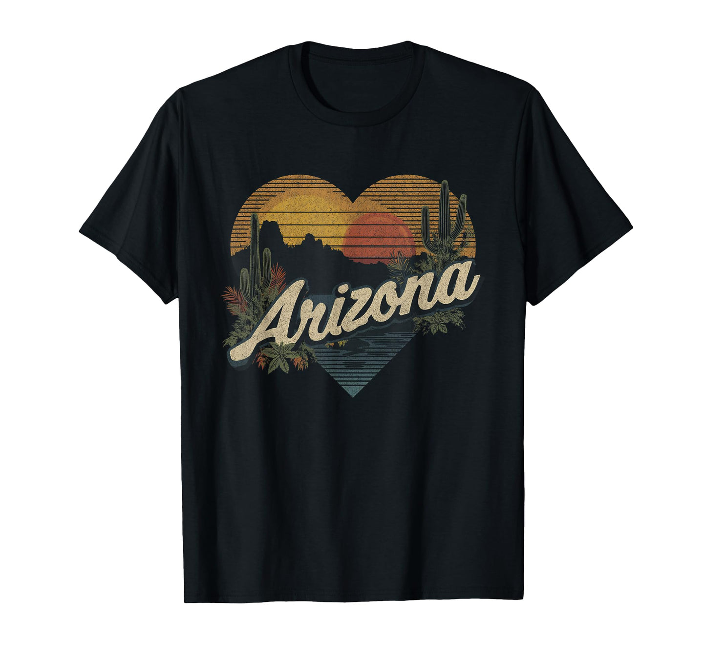 Arizona - Heart Vintage Love Women Mom Mother's Day Birthday T-Shirt