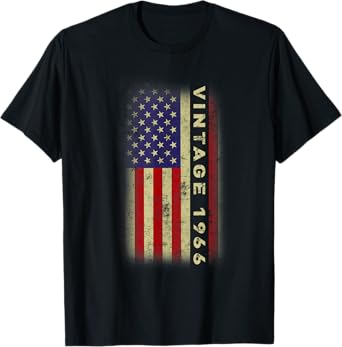 Vintage 1966 Cool 59 Year Old Bday Men Women 59th Birthday T-Shirt