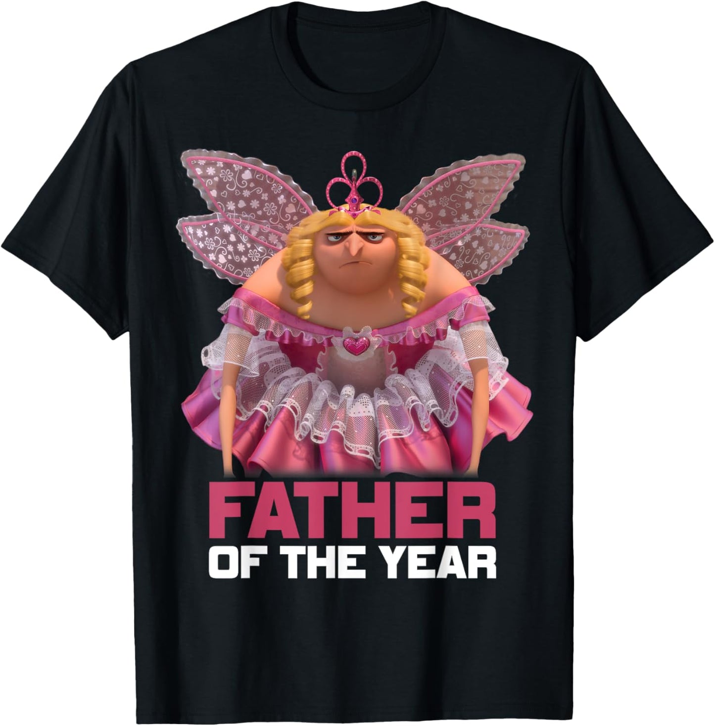 Despicable Me Minions Gru Fairy Father Graphic T-Shirt T-Shirt