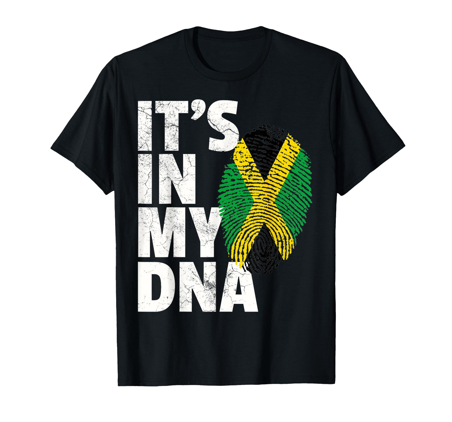 IT'S IN MY DNA Jamaica Flag Jamaican Pride Men Women Kids T-Shirt