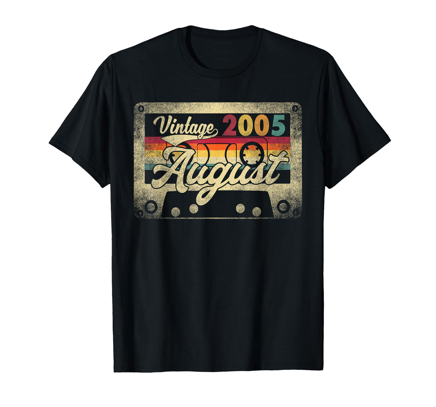 Retro - August 2005 20th Birthday 20 Years Old - Men Women T-Shirt