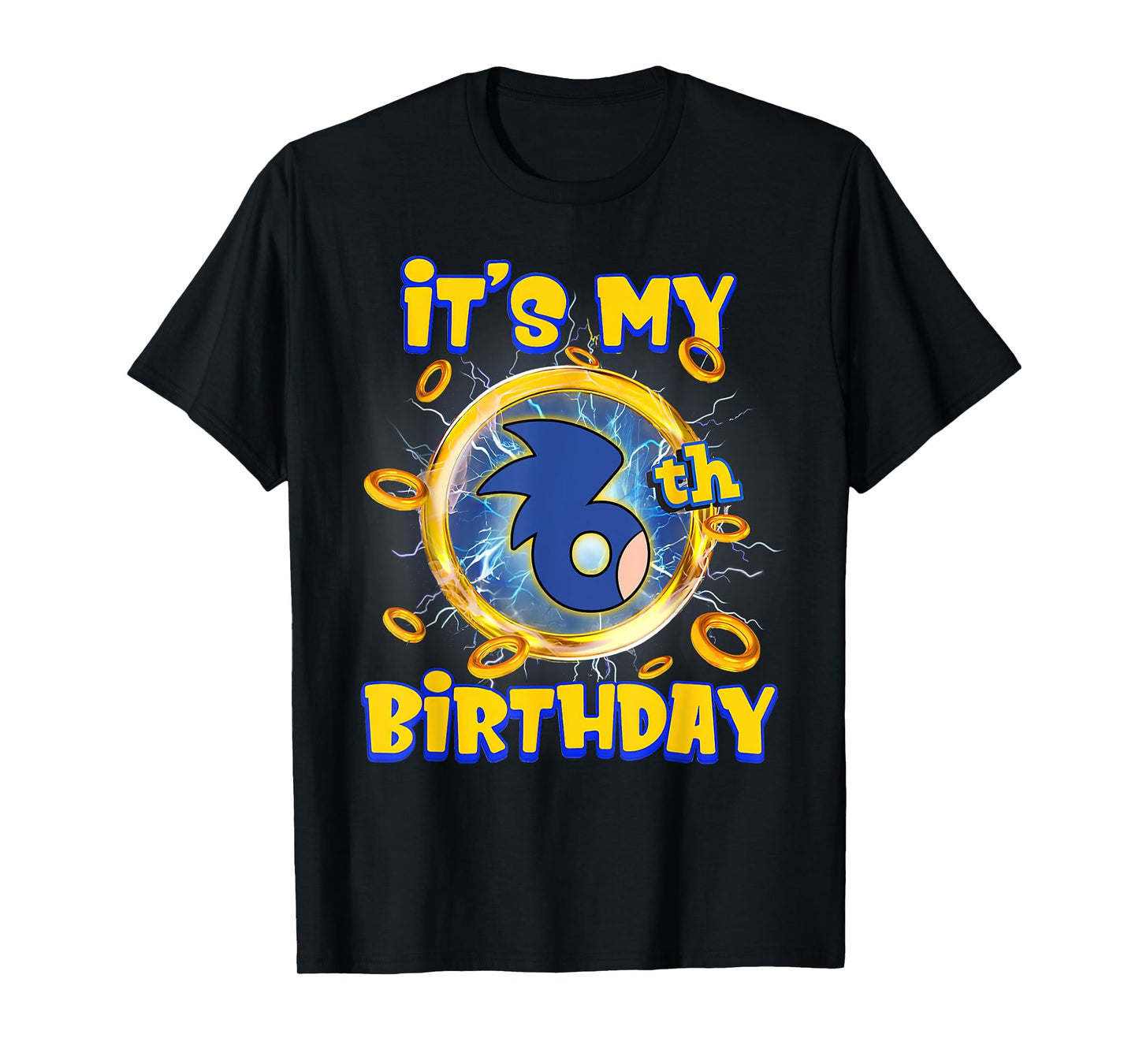 It's My 6th Birthday Boy Family Matching Party Funny T-Shirt