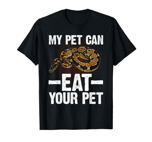 Ball Python Design For Men Women Snake Reptile Python Lover T-Shirt