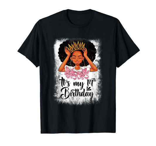 14 Year Old Gift Women Girls Teenager It's My 14th Birthday T-Shirt
