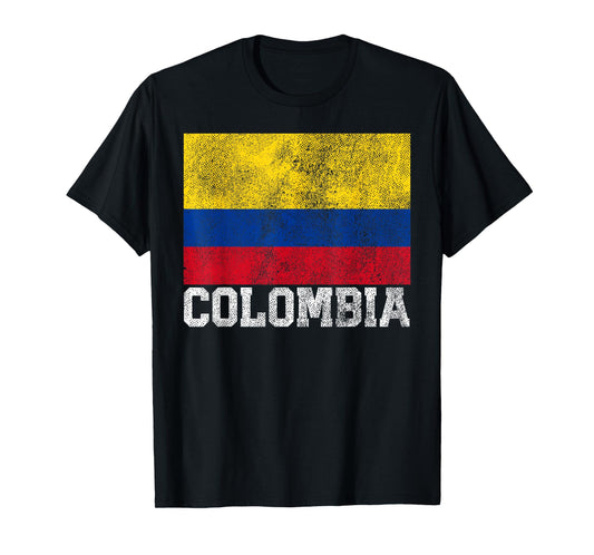 Colombian Colombia Flag Family Pride Country Men Women Gift T-Shirt