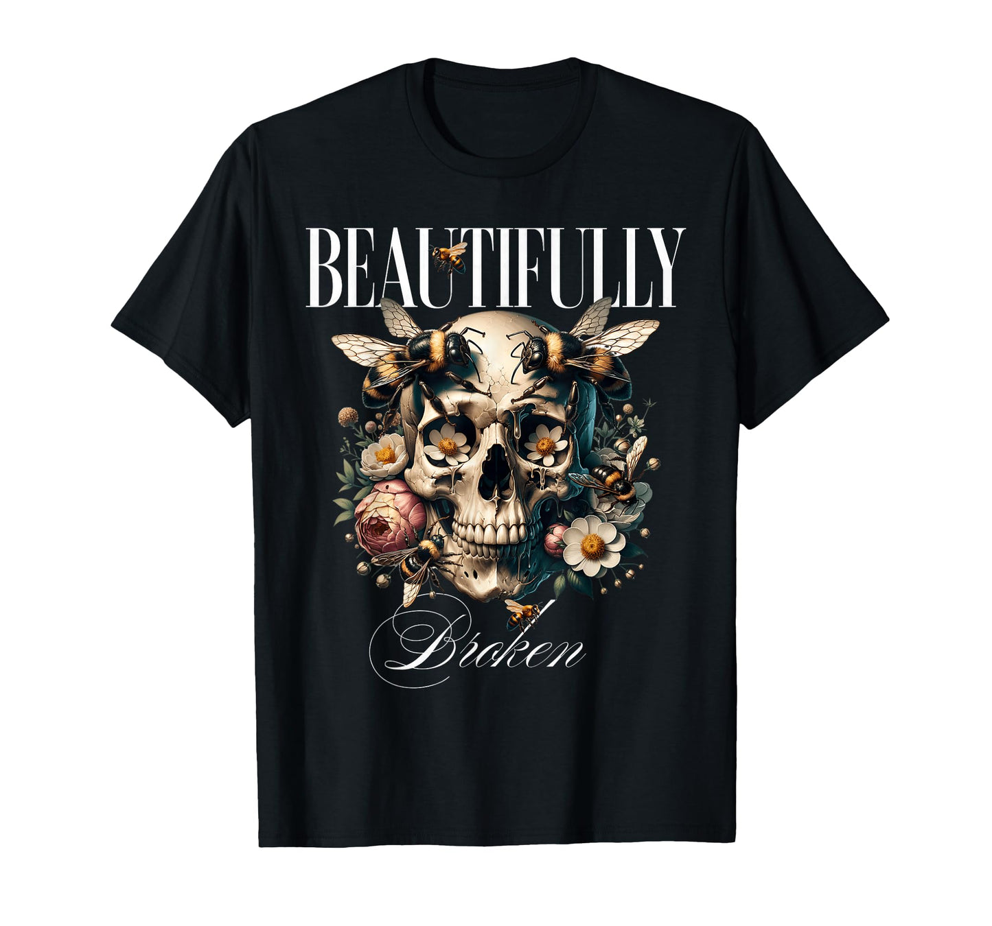 Beautifully Broken Tshirt For Men Women Vintage Retro T-Shirt