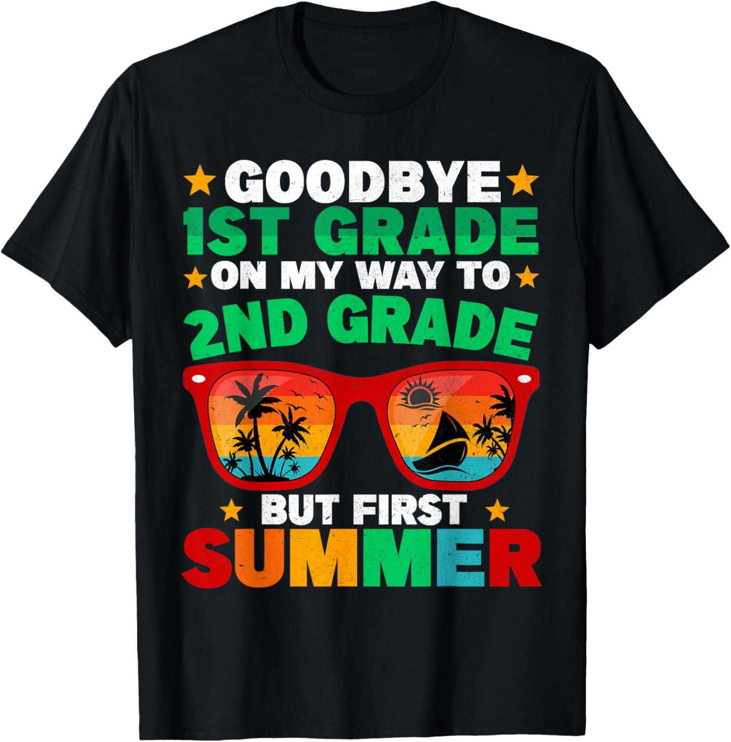 Goodbye 1st Grade First Summer Graduation Last Day Boys T-Shirt