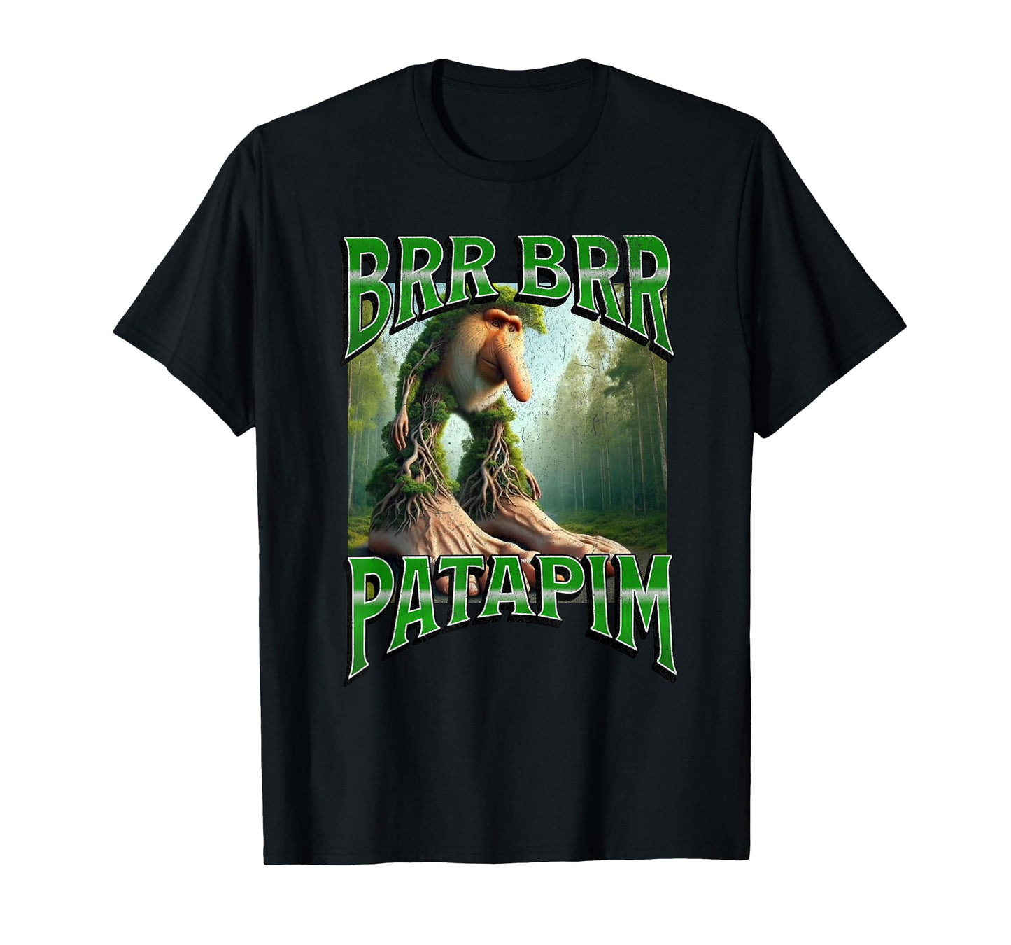 Brr Brr Patapim Funny Italian Brainrot Meme Graphic T-Shirt