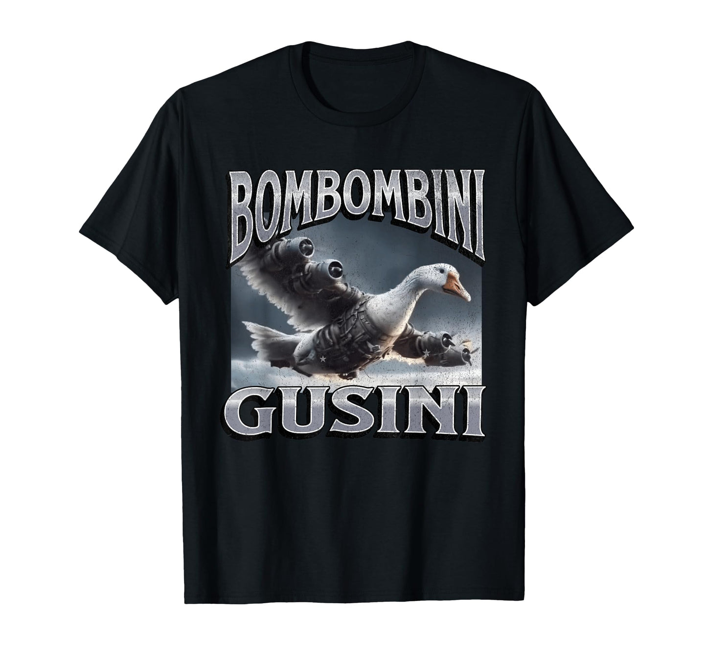 Bombombini Gusini Funny Italian Brainrot Meme Graphic T-Shirt
