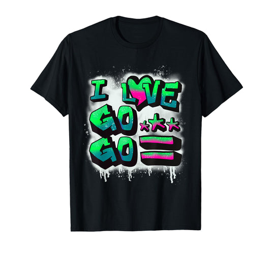 D.C. I Love Go-Go Music gift for kids and adults T-Shirt