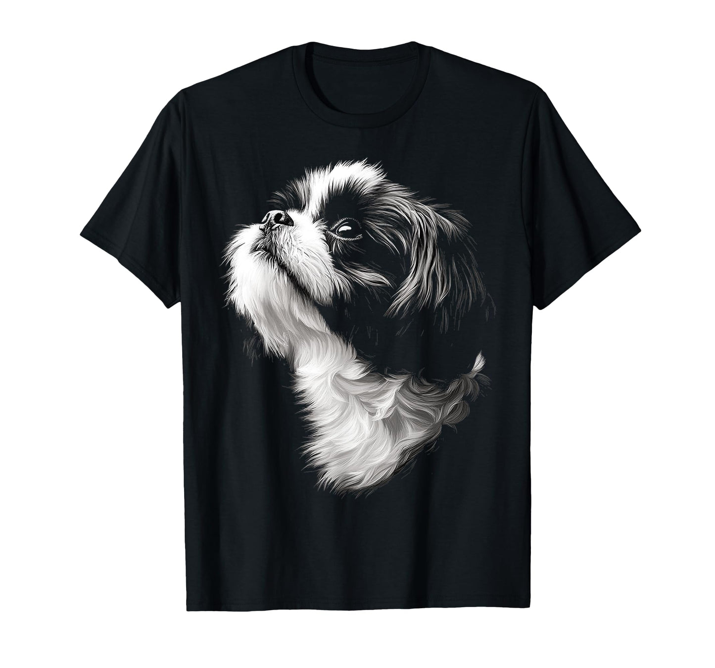Shih Tzu Dog Graphic Pet Artwork Shih Tzu Men Women Kids T-Shirt
