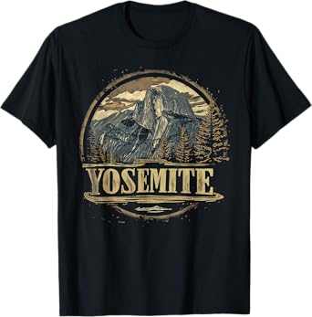 Yosemite - US National Park Vintage Men Women Retro T-Shirt