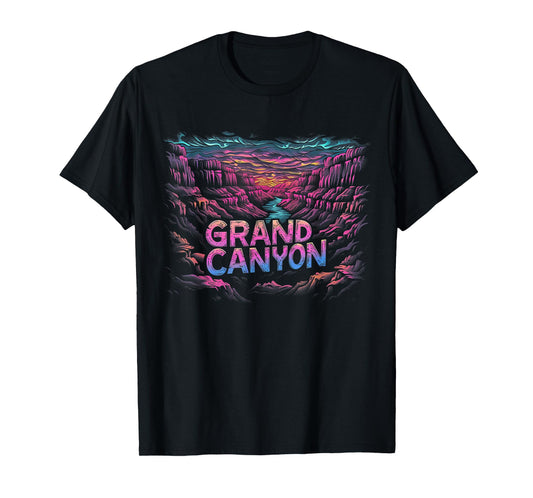 Grand Canyon - US National Park Vintage Men Women Kids Retro T-Shirt
