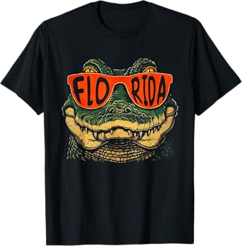 Graphic Florida Name Styles Retro Florida Spirit Evergreen T-Shirt