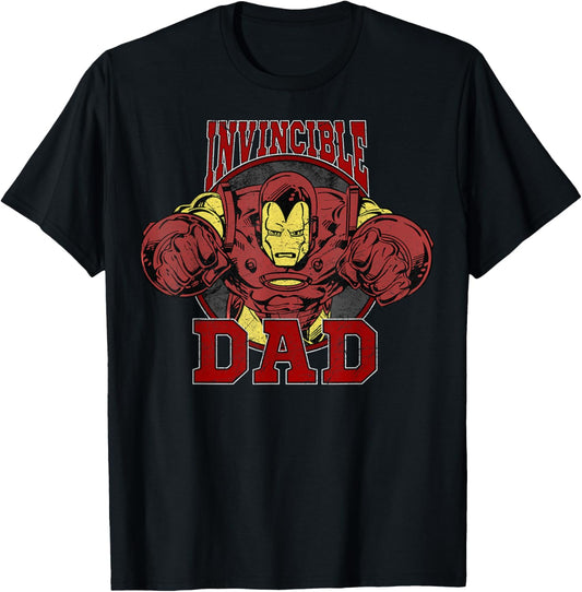 Marvel Avengers Classic Father's Day Iron Man Invincible Dad T-Shirt