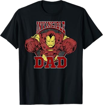 Marvel Avengers Classic Father's Day Iron Man Invincible Dad T-Shirt