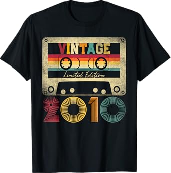 2010 15th Birthday 15 Years Old Limited Edition - Vintage T-Shirt