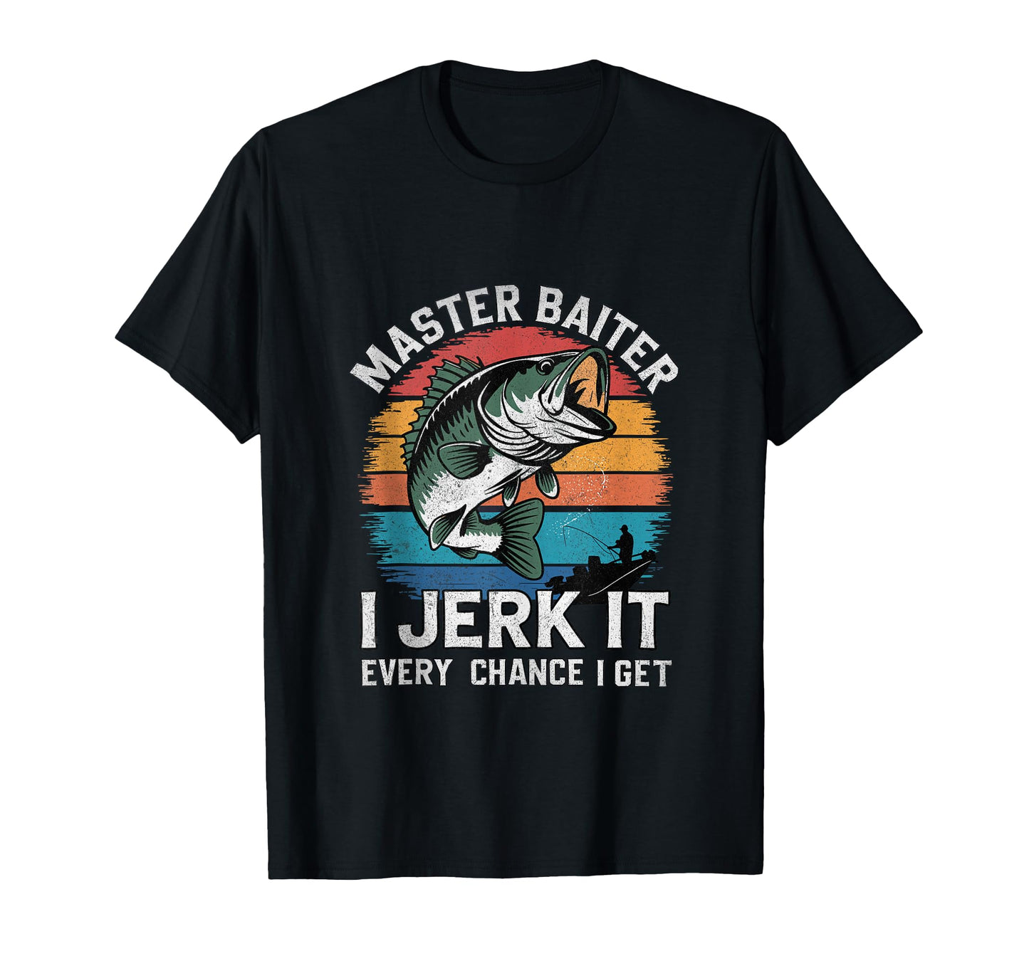 Master Baiter I Jerk It Every Chance I Get Funny Fishing Tank Top