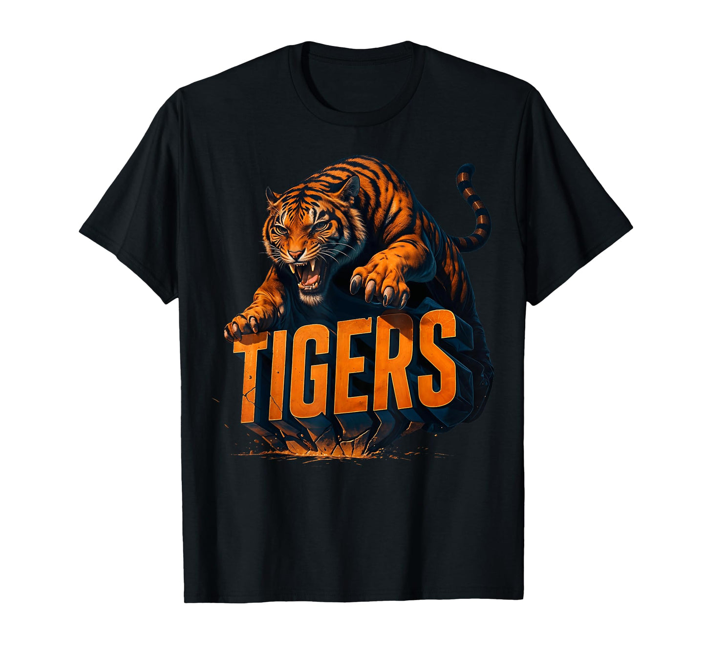 Graphic Classic Tigers First Name Apparel For Men Women Kids T-Shirt