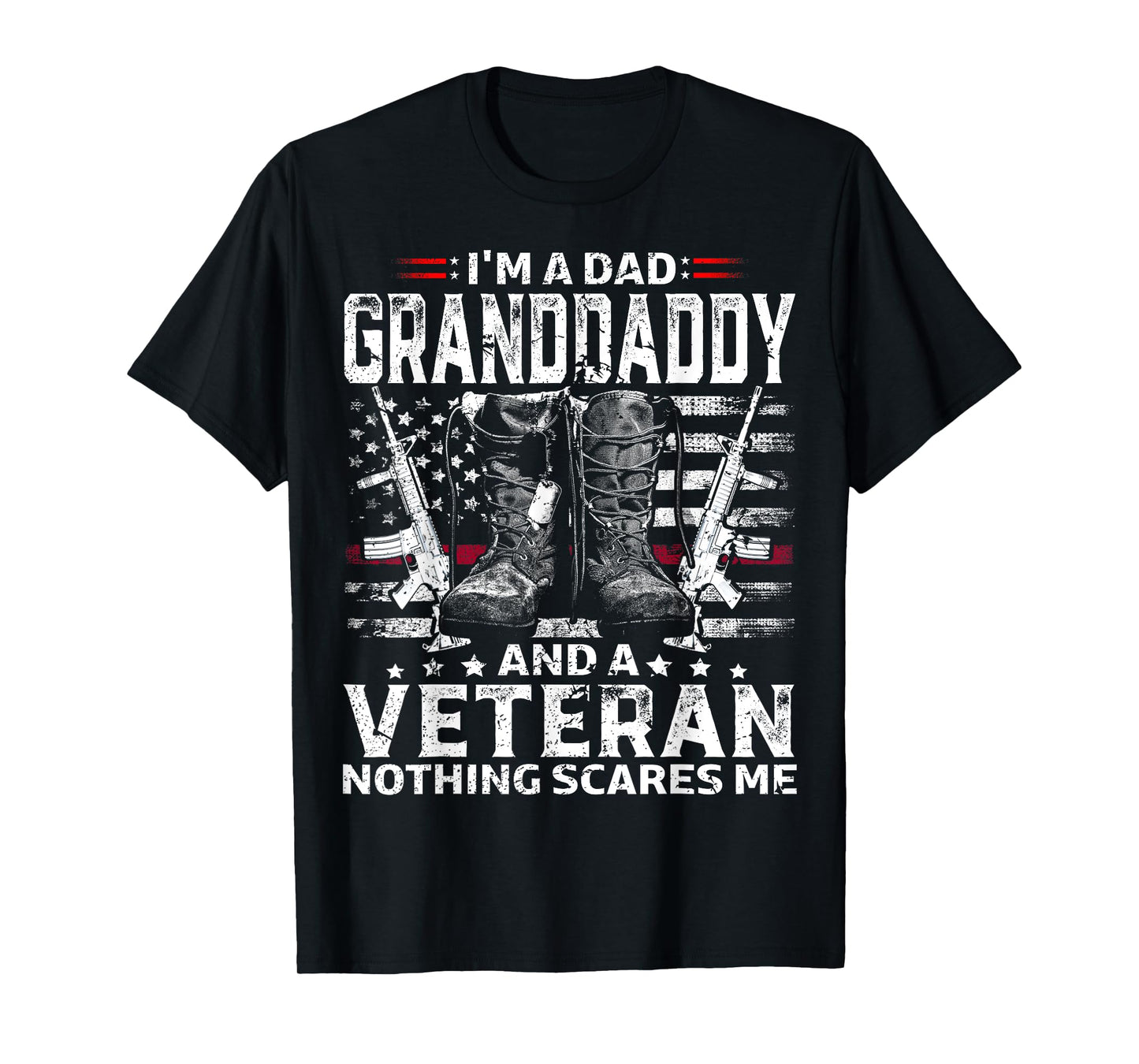 I'm A Dad Granddaddy T-Shirt Veteran T-Shirt