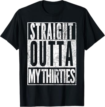 1985 Straight Outta My Thirties 40th BIRTHDAY Gift 40 Years T-Shirt