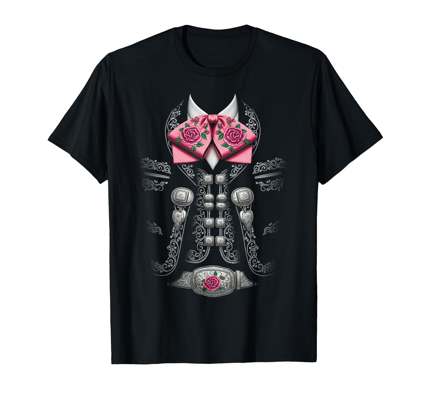 Mexican Mariachi Costume Funny Mexican Charro T-Shirt