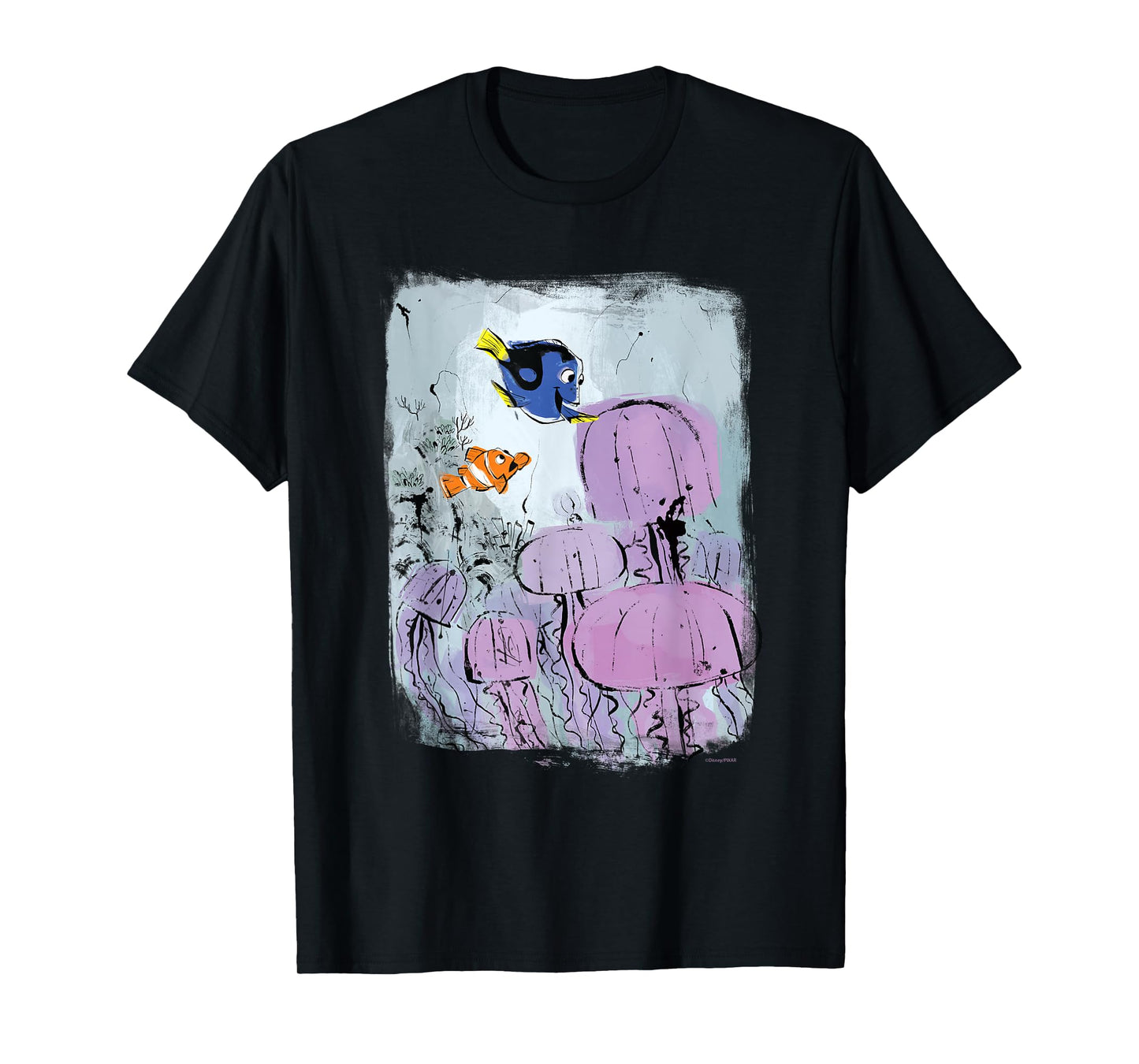 Disney and Pixar’s Finding Nemo Marlin & Dory Jellyfish T-Shirt