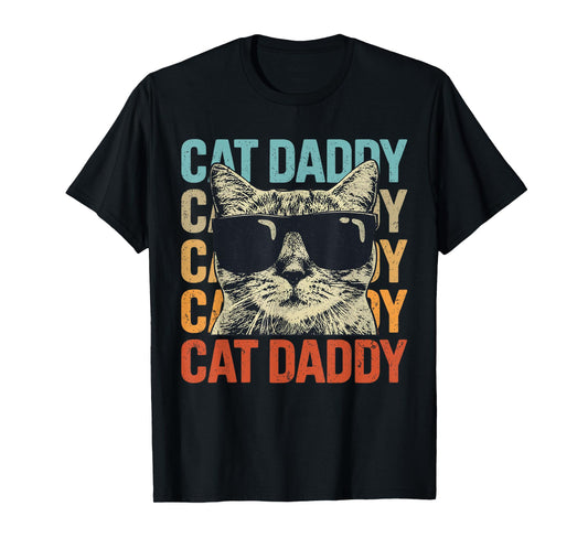 Funny Cat Daddy Lover Gift for Men Women Kid Boy Girl T-Shirt