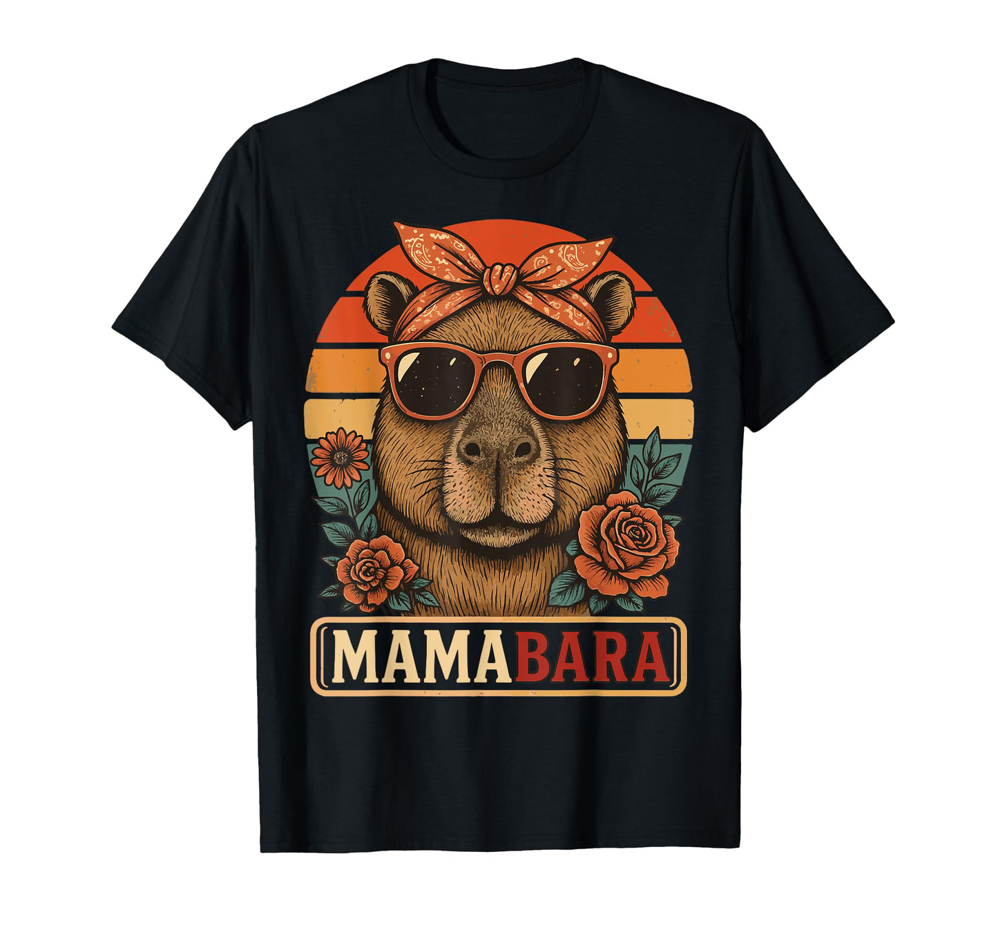 Mamabara Capybara Mother T-Shirt