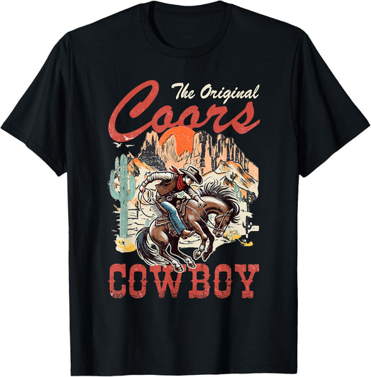 Coor Cowboys Deserts Cactus Mountains Western The Originals T-Shirt