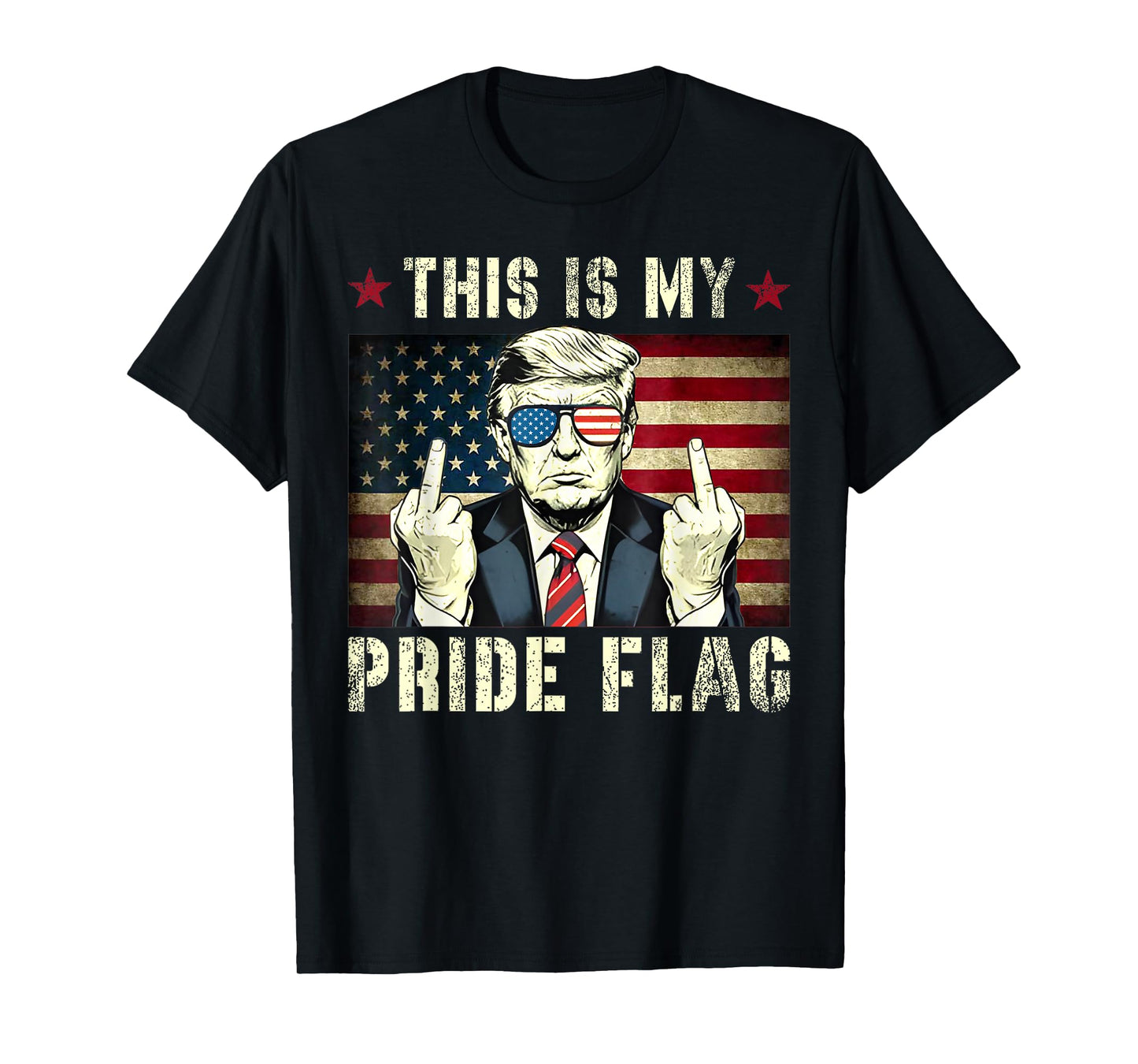 This Is My Pride Flag USA American Patriotic T-Shirt