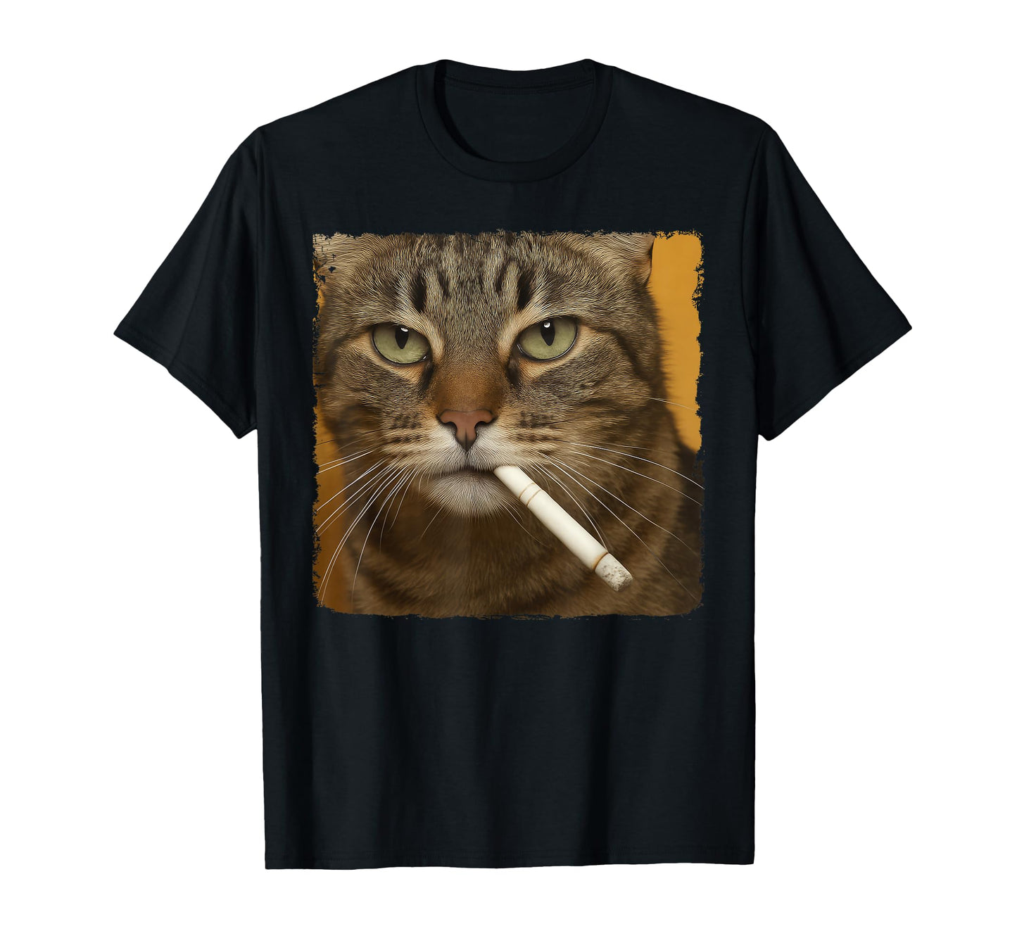 Funny Cat Smoking For Men Women Gen Z Meme T-Shirt
