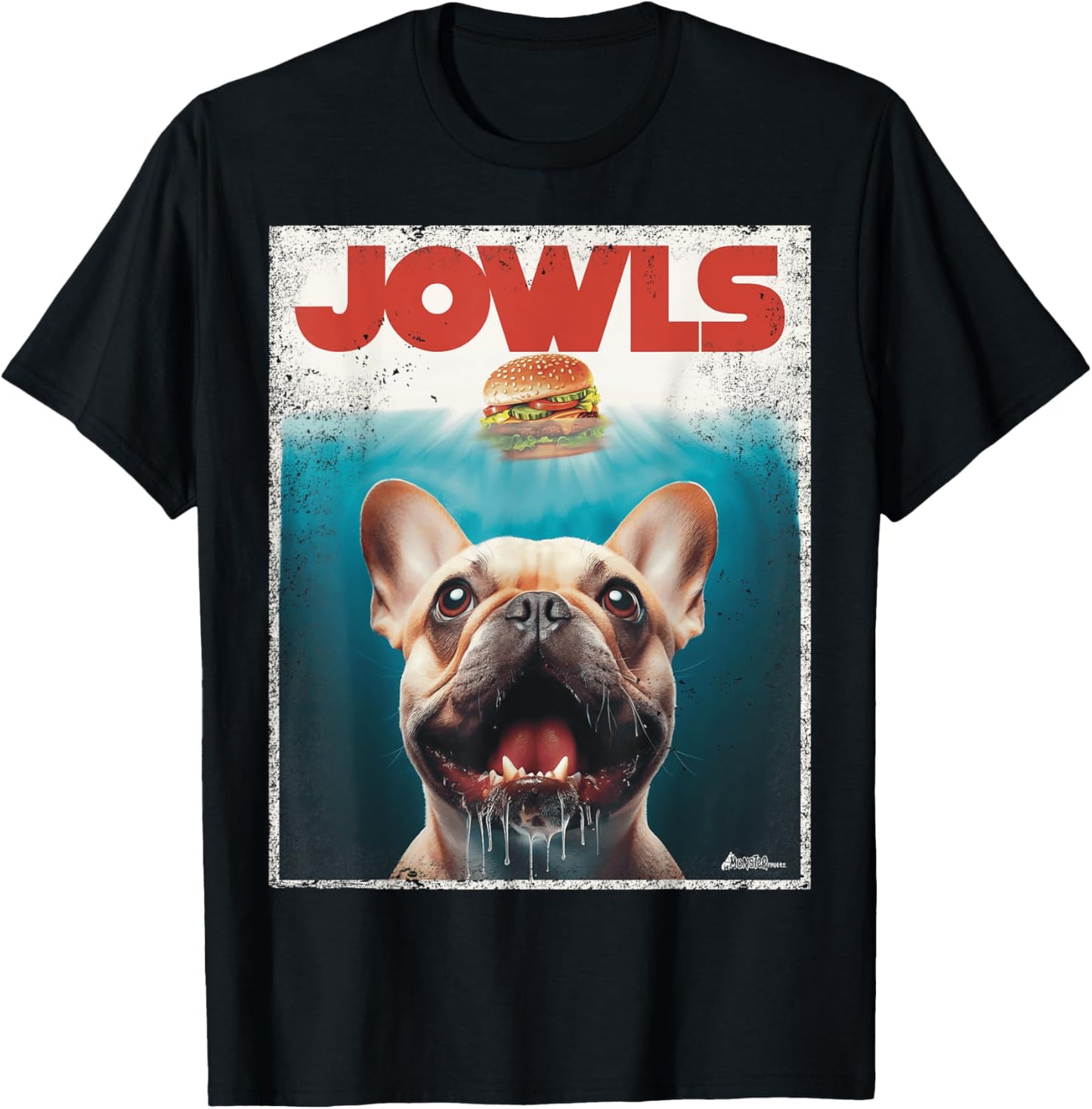 Funny Tan Frenchie Jowls, Fawn French Bulldog Mom Top, Dad T-Shirt