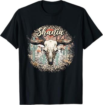 I Love Shania Vintage First Name Outfits Pride Name Happily T-Shirt