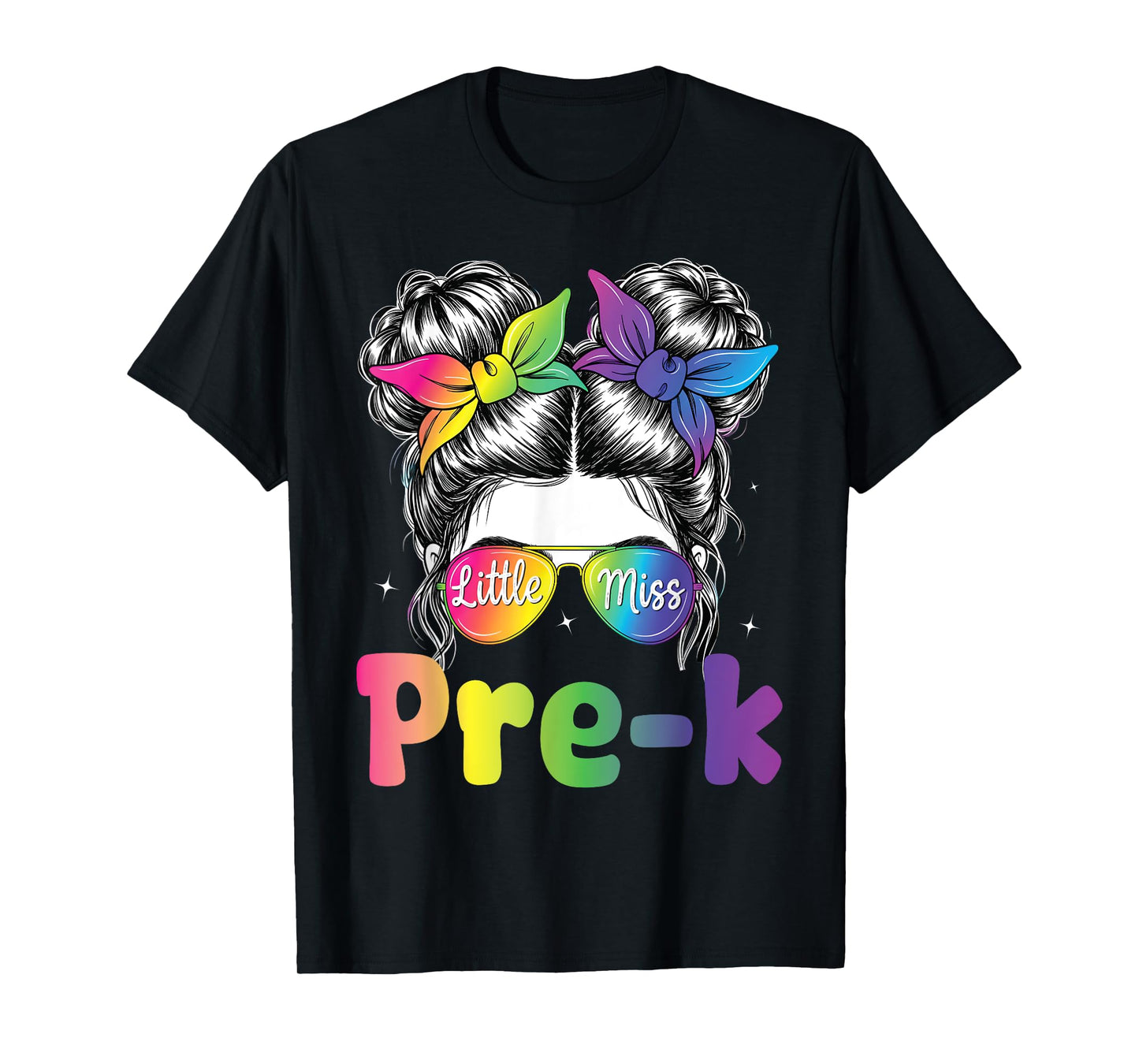 Little Miss PRE-K First Day Of School 1st Day Preschool Girl T-Shirt