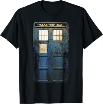 Cosplay Tardis Distressed Time-Traveller Sci-Fan T-Shirt