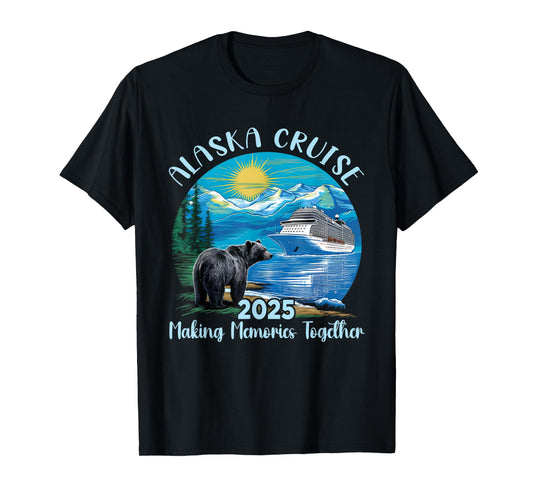 Alaska Cruise 2025 Matching Family Friends Alaskan Trip T-Shirt