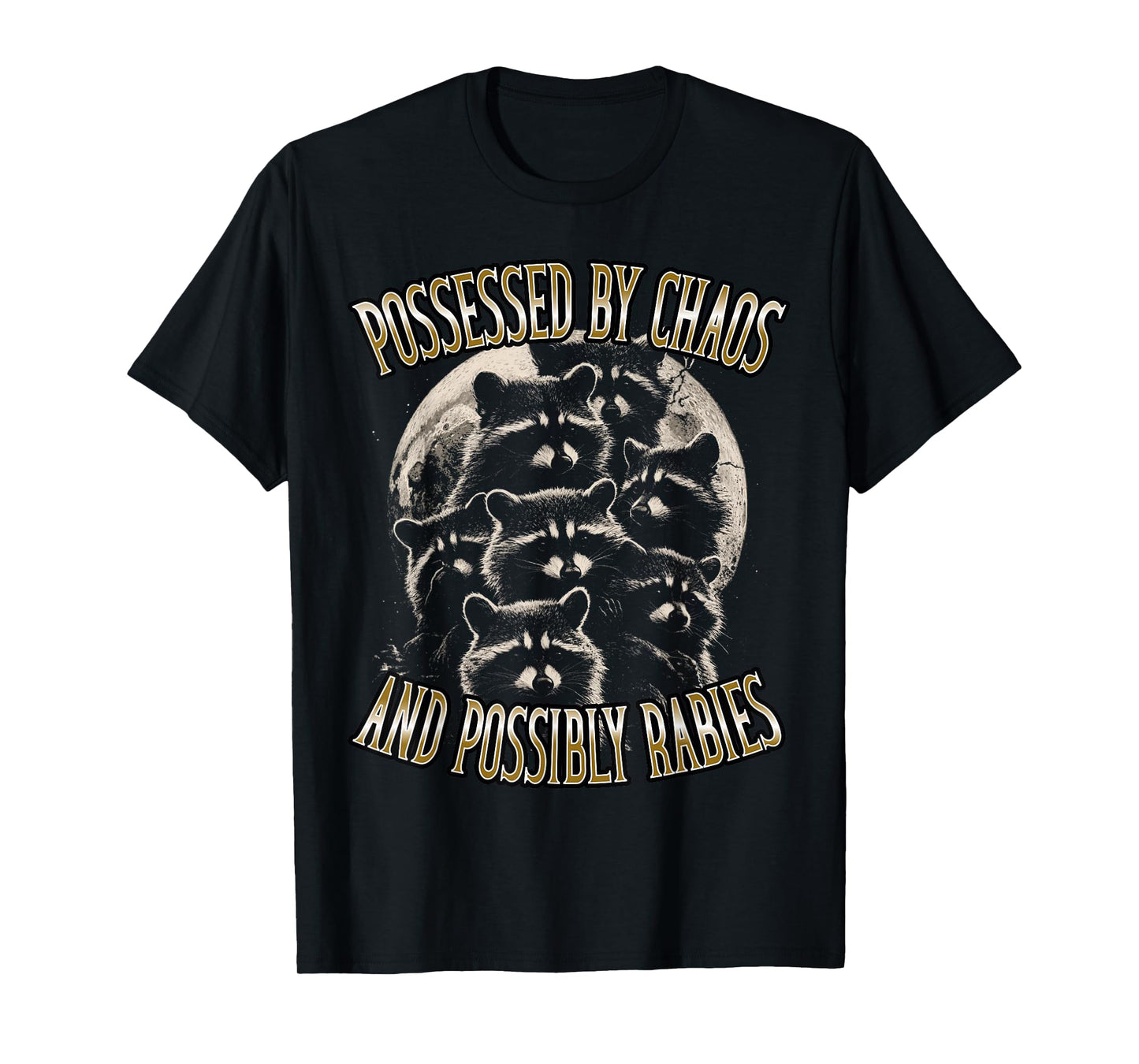 Obsessed With Chaos And Possibly Rabies Funny T-Shirt