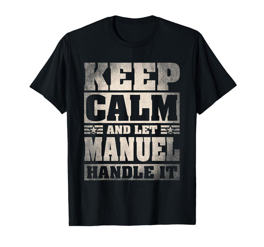Manuel Name Shirt Personalized Manuel First Name T-Shirt