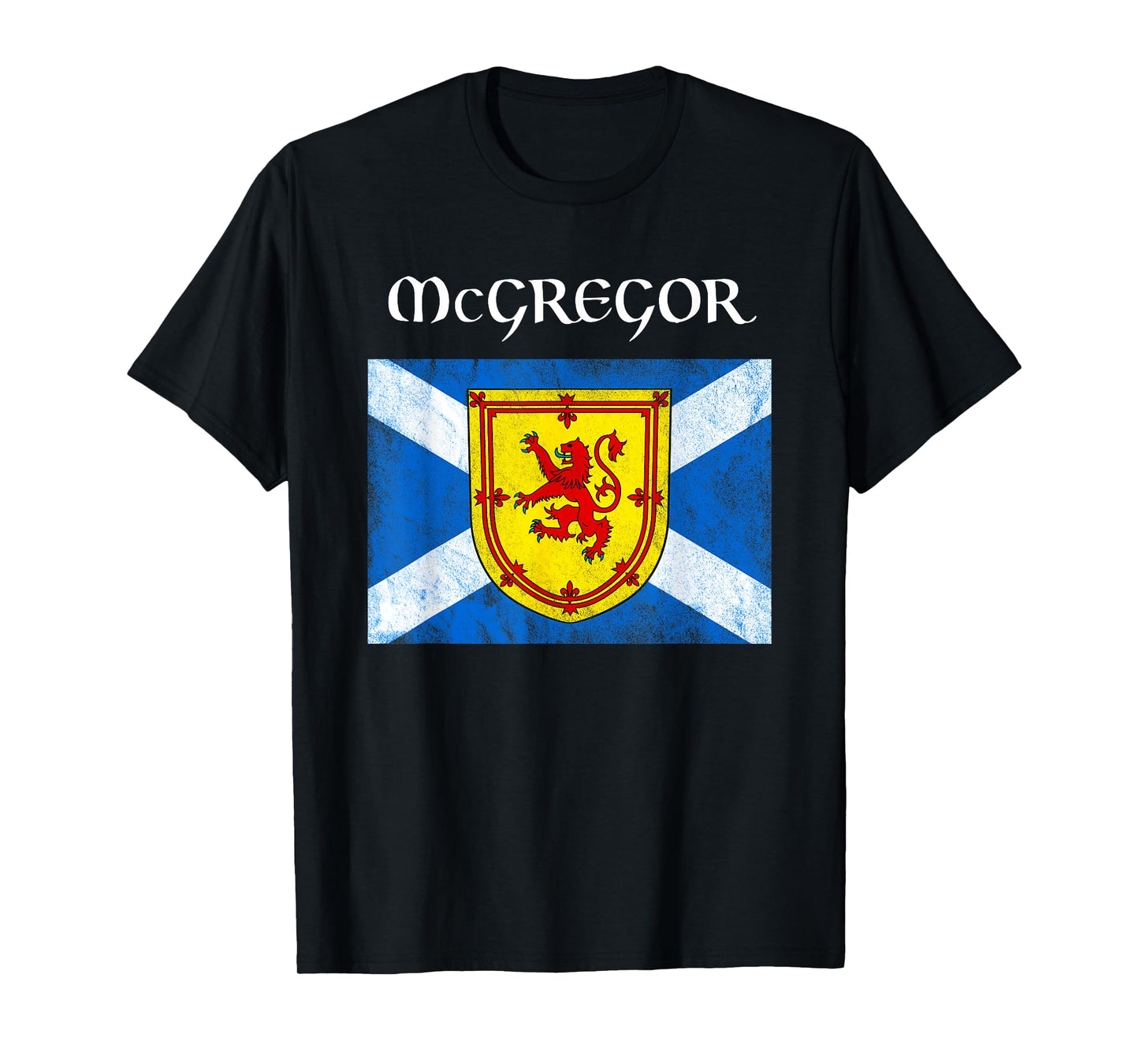 McGregor Scottish Clan Family Name Scotland Flag T-Shirt