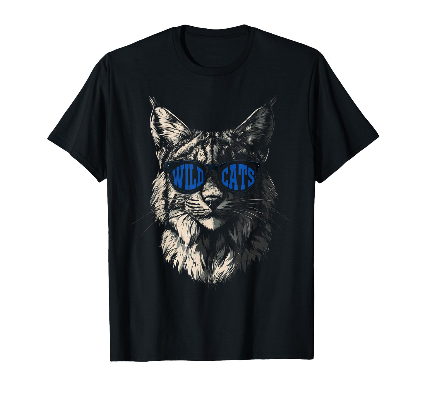 Classic Wildcats Name Styles | Cat's Lovers Animal Game Day T-Shirt