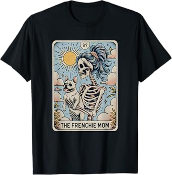 French Bulldog Halloween, French Bulldog Skeleton Halloween Men Women T-Shirt